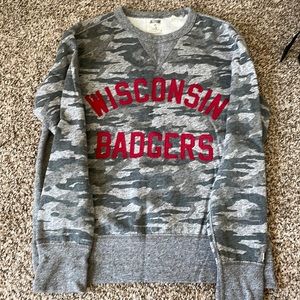 Mens Small WI Badgers Crewneck Sweatshirt